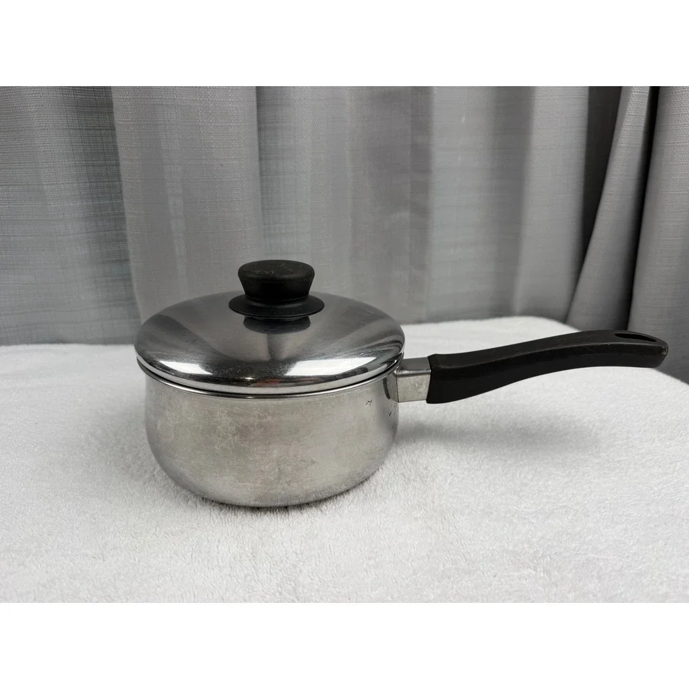 RangeCraft Sears Roebuck 1.5 Qt Stainless Steel Saucepan with Lid 392.5068 Korea